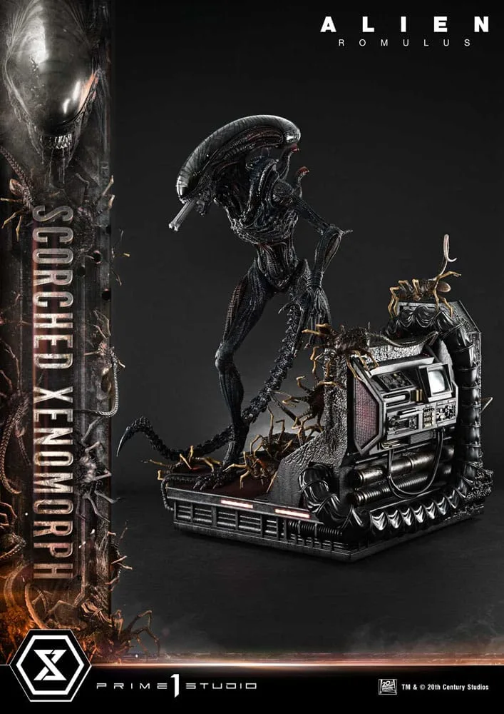 Alien Romulus Statue – Scorched Xenomorph Deluxe 98 cm 16