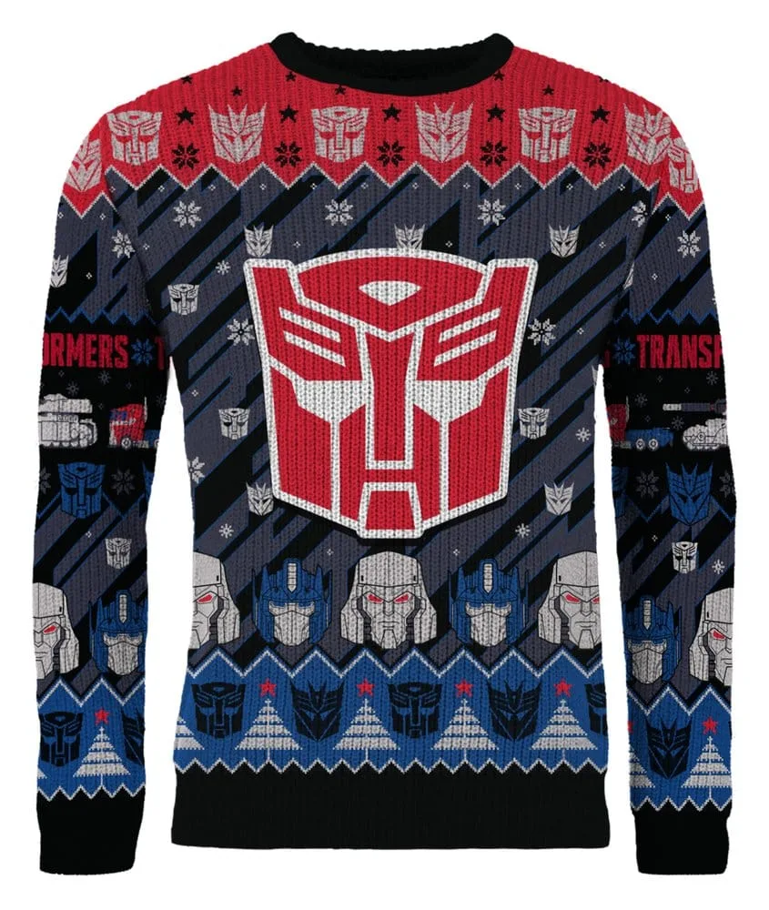 Transformers Christmas Sweater – Optimus vs Megatron XXL 4