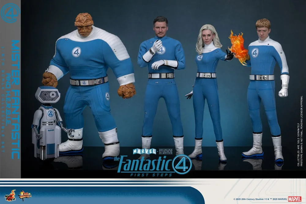 Fantastic Four Figure Set – Mister Fantastic and H.E.R.B.I.E. 30 cm 22