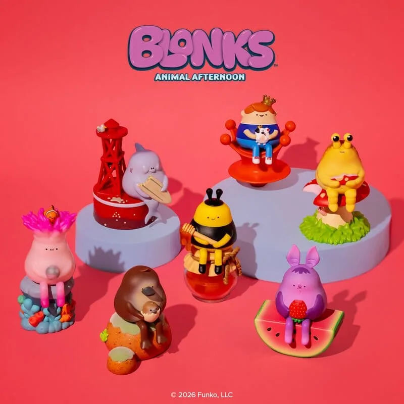 Blonks Vinyl figuren – Animal Afternoon 6 blind boxes 10,2 cm 2