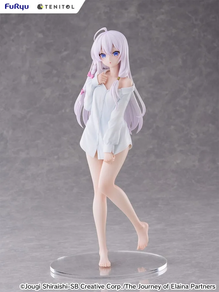 Wandering Witch Statue – Elaina Shirt Version Tenitol Tall 30 cm 13