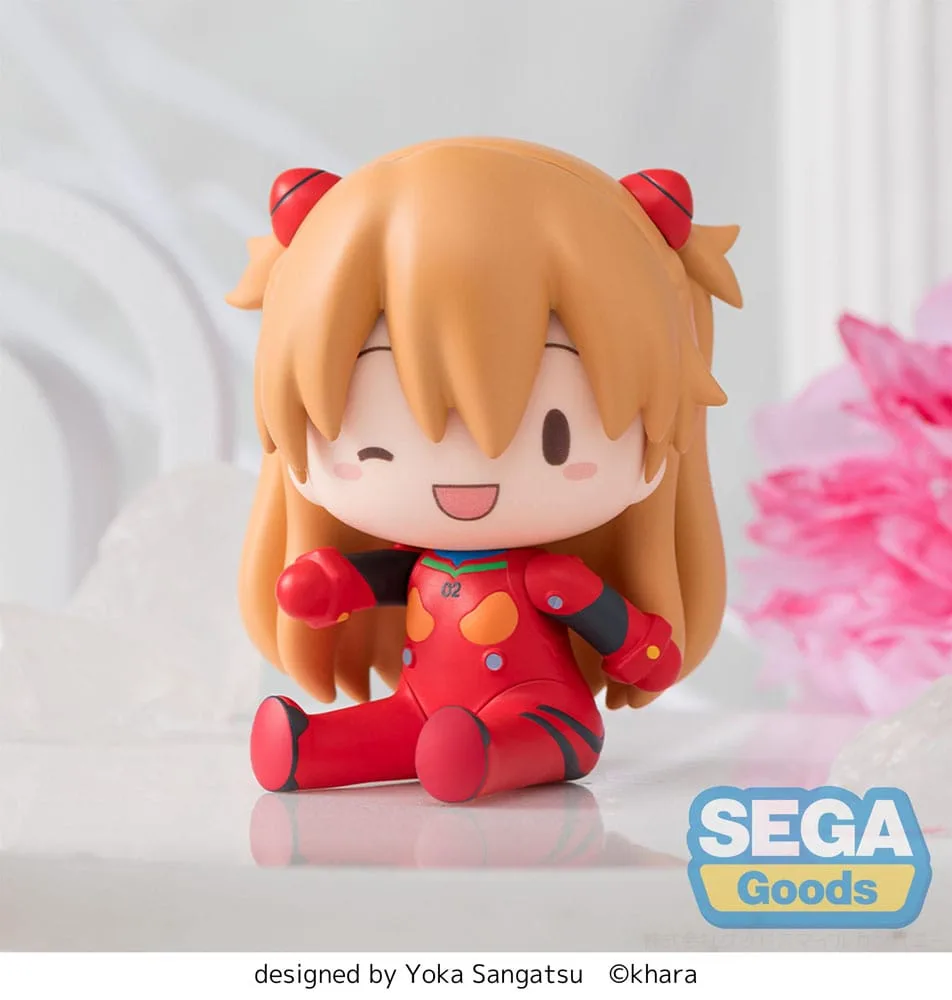 Evangelion Fuwa Petit Chibi Figure – Asuka Plug Suit 8 cm 6