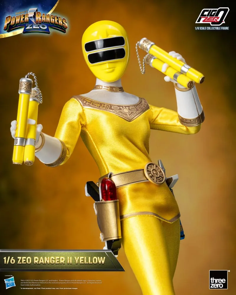 Power Rangers Zeo Action Figure – Ranger II Yellow 29.5 cm 6