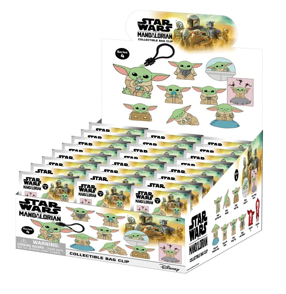 Star Wars Foam Bag Clips – Best of Grogu Series 1 Display of 24 3