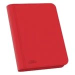 Ultimate Guard Card Binder – Red Xenoskin Zipfolio 160 8-Pocket 3