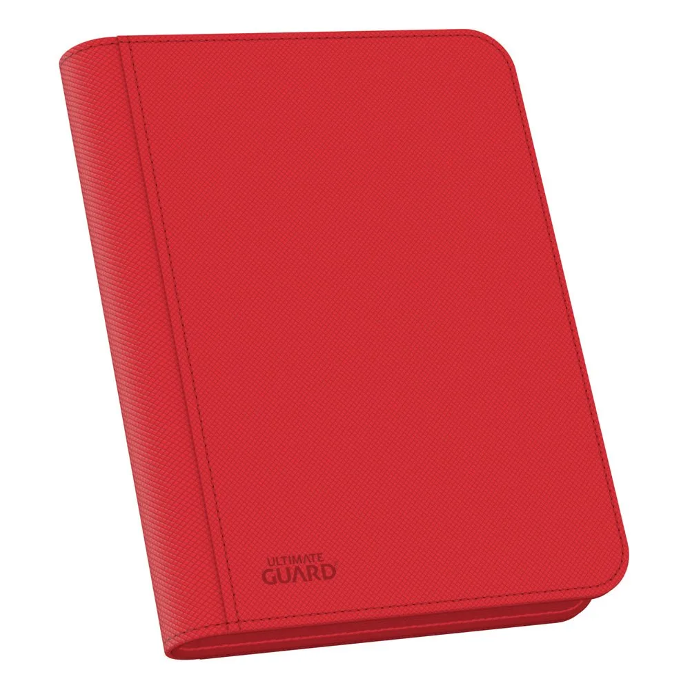 Ultimate Guard Card Binder – Red Xenoskin Zipfolio 160 8-Pocket 3