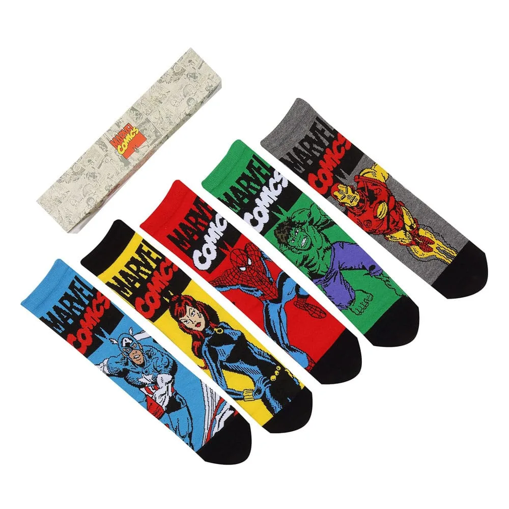 Marvel Socks – Avengers 5-Pack S-M