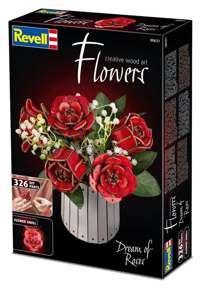 Bloemen bouwpakket – Revell Dream of Roses 22 x 22 cm 6