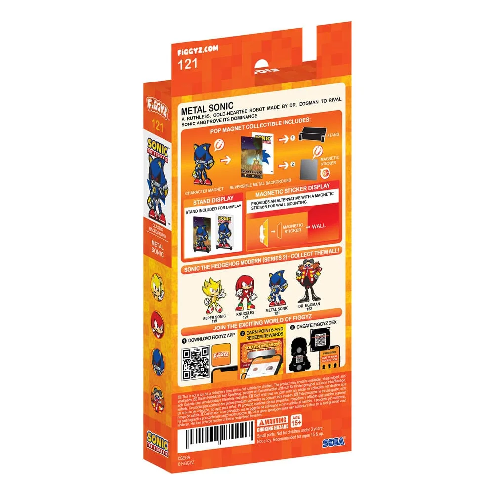 Sonic the Hedgehog Magnet – FiGGYZ Metal Sonic 11 cm 3