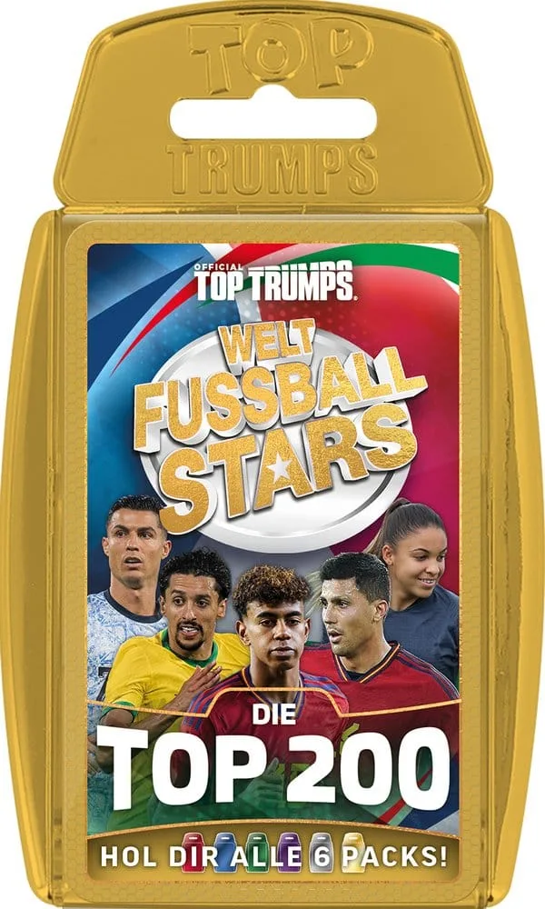 World Football Stars Card Game – 200 Pack 6 German Edition