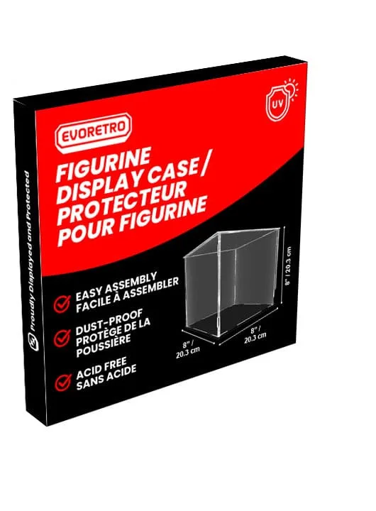 Evoretro Display Case – Modular Clear Acrylic 20 cm