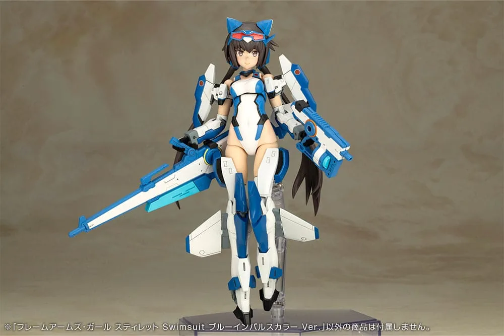 Frame Arms Girl Model Kit – Stylet Blue Impulse 16 cm 13