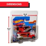 Hot Wheels PET Protectors – European Short Card 50-Pack 10.5 x 10.5 cm 2
