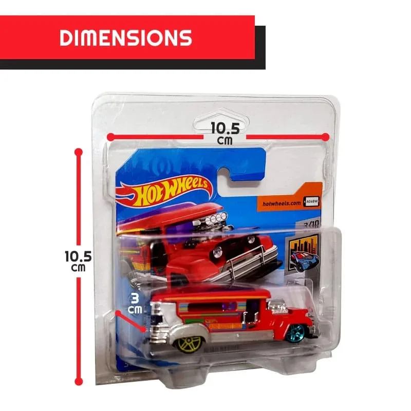Hot Wheels PET Protectors – European Short Card 50-Pack 10.5 x 10.5 cm 2
