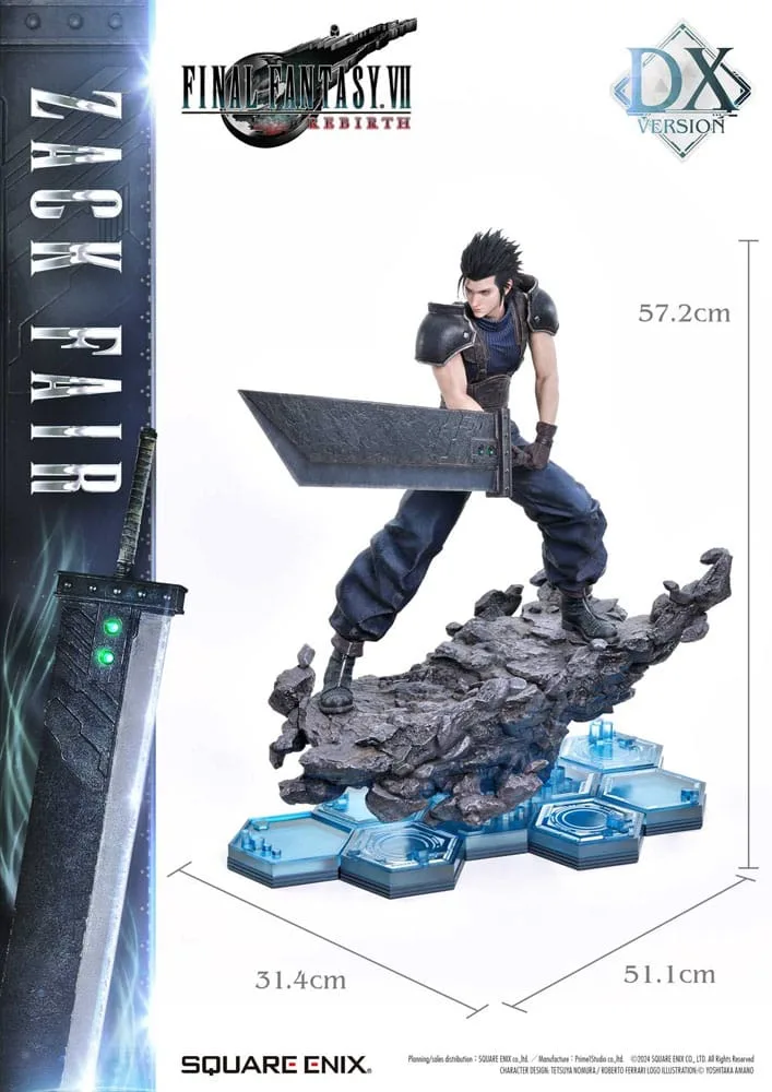 Final Fantasy VII Rebirth Statue – Zack Fair Deluxe 1/4 57 cm 5