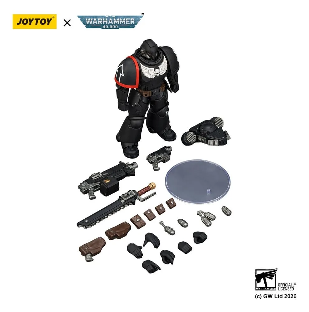 Warhammer 40,000 Action Figure – Raven Guard Intercessor 12.3 cm 6