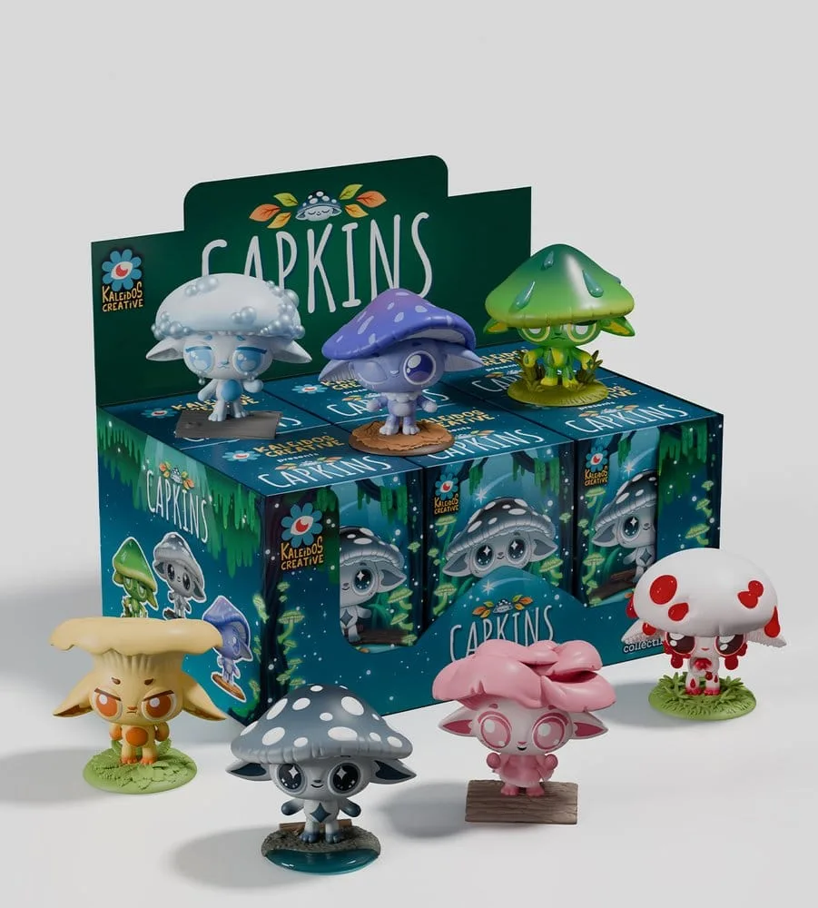 Capkins Mini Figures – Series 2 Blind Box Display of 6 7 cm 11