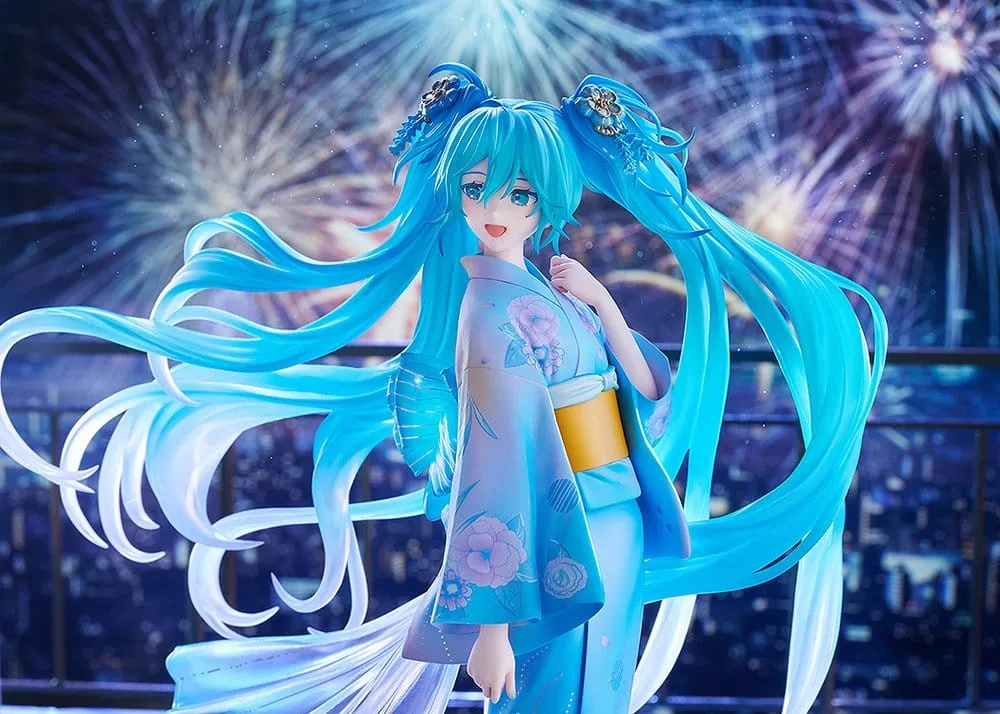 Hatsune Miku PVC Figure – Music & Fire Works 1/7 23 cm 6