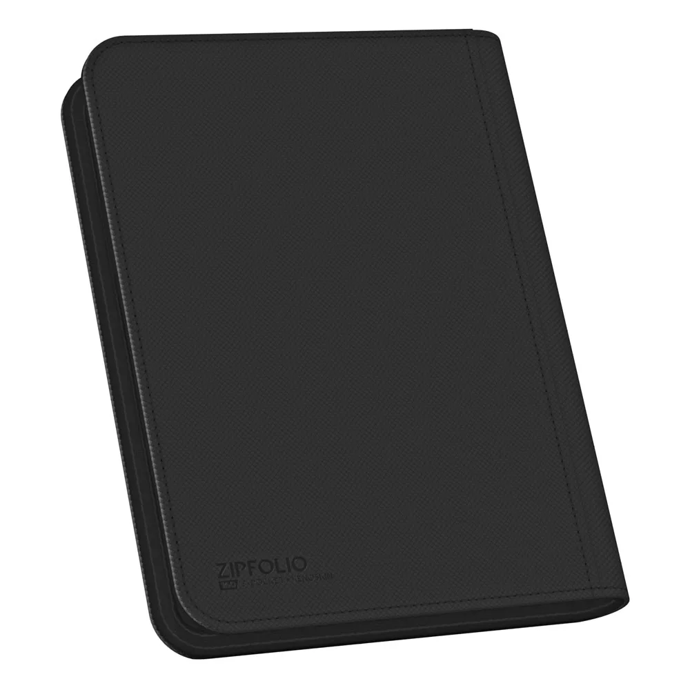 Ultimate Guard Card Binder – Black Zipfolio 160 8-Pocket Xenoskin 4