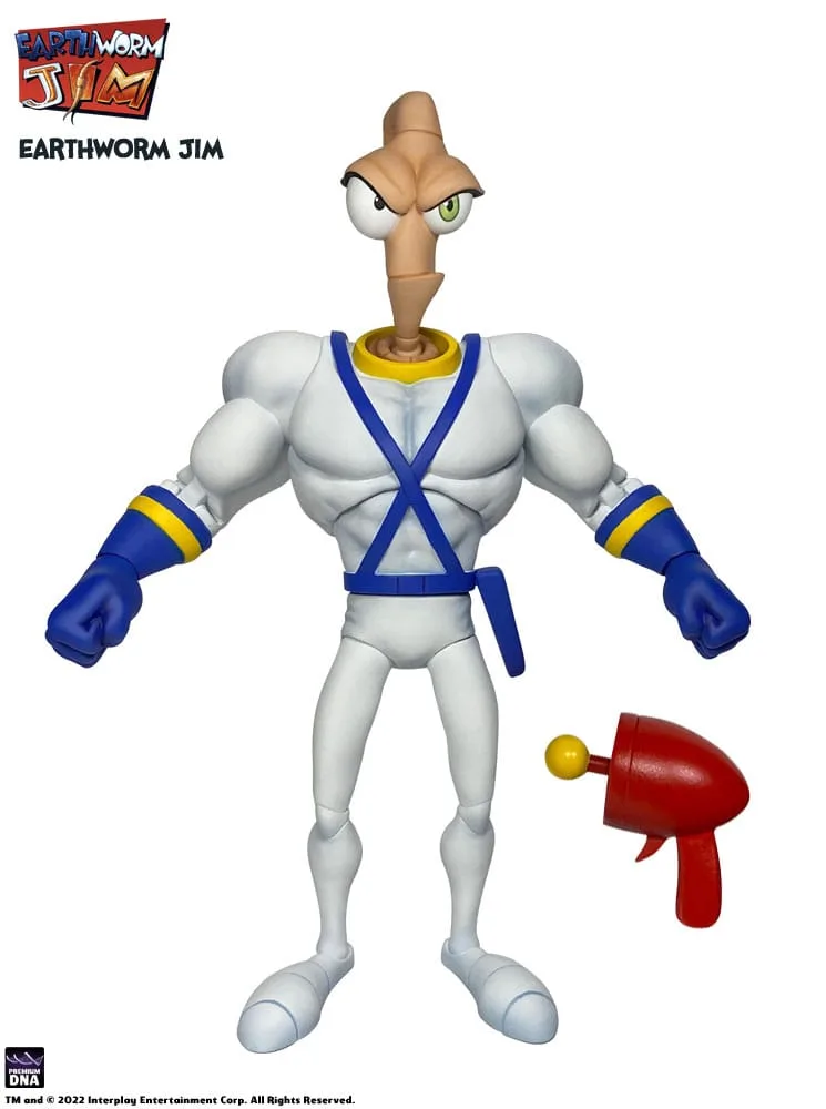 Earthworm Jim Action Figure – Wave 1 with Snot 15 cm 16