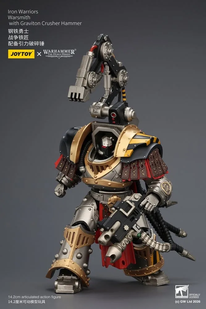 Horus Heresy Action Figure – Iron Warriors Warsmith 14.2 cm 5
