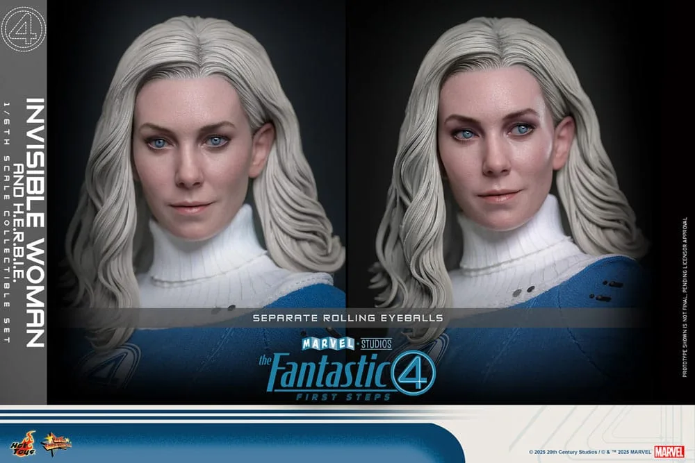 Fantastic Four Figure 2-Pack – Invisible Woman and H.E.R.B.I.E. 1/6 14