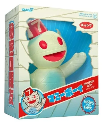 Super7 Vinyl Figure – Mummy Boy Glow with Fez