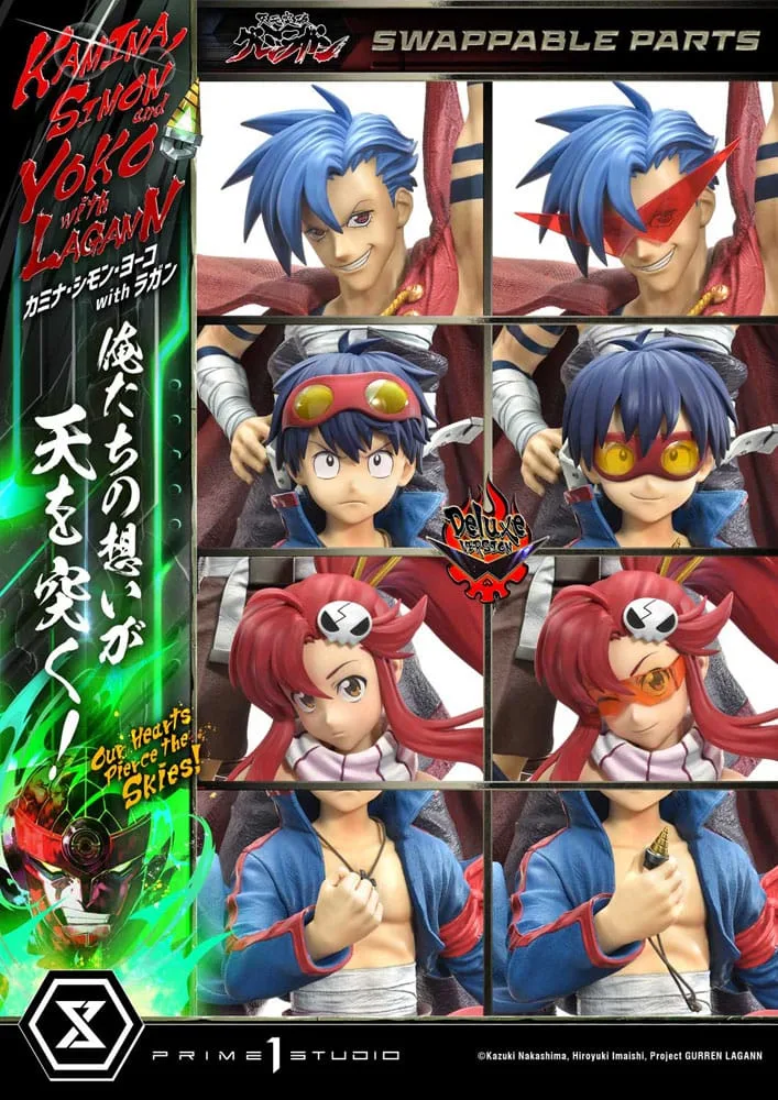 Gurren Lagann Statue – Team with Lagann Deluxe Bonus 1/4 97 cm 24