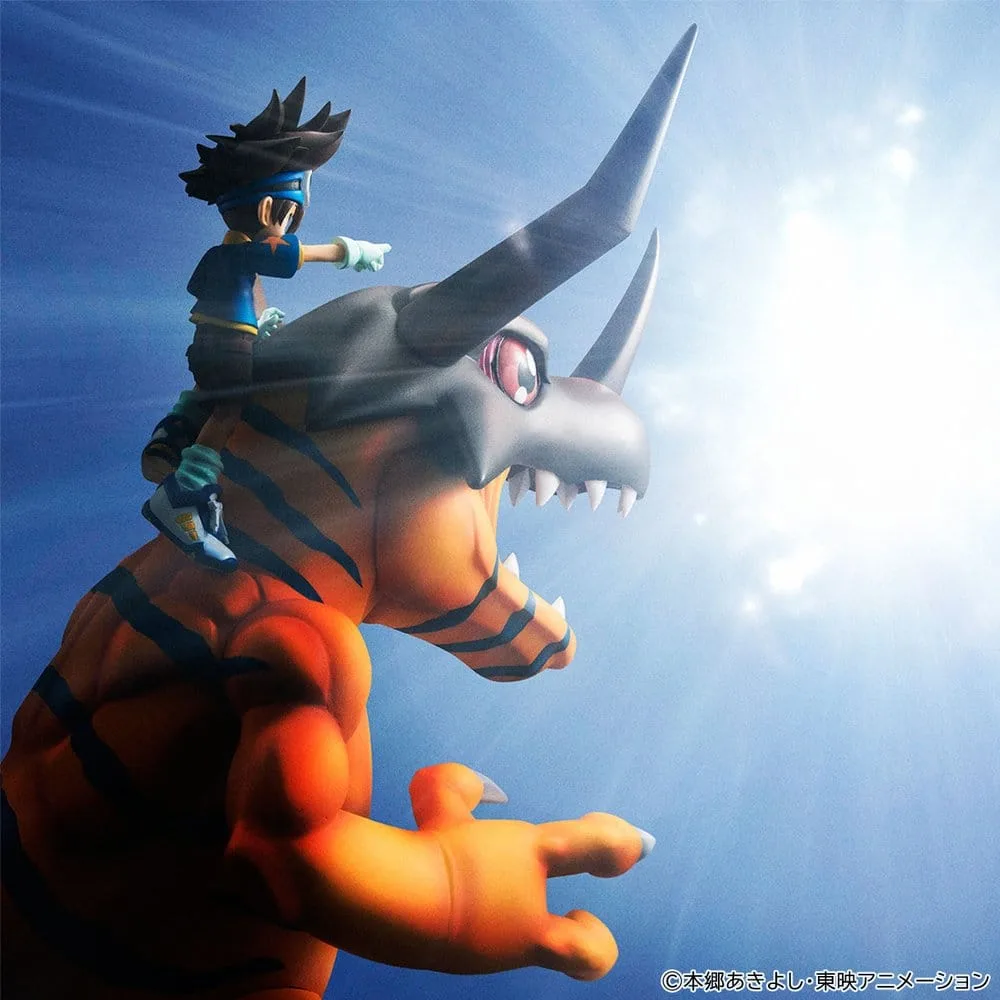 Digimon Adventure Figuur – Greymon & Taichi Yagami 25 cm 9