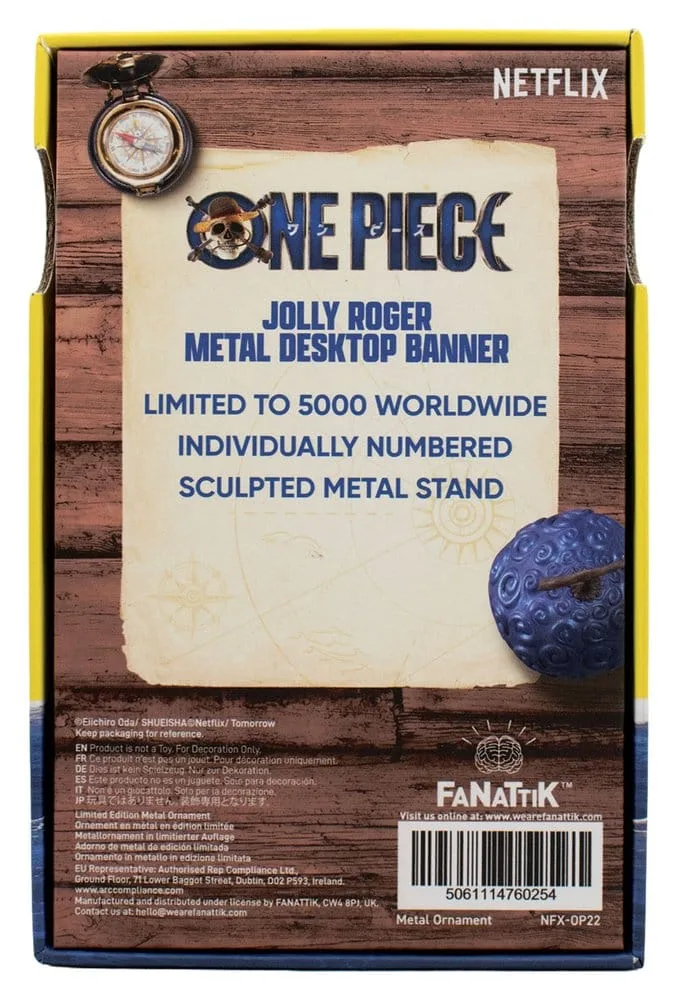 One Piece Metal Banner – Straw Hat Pirates 11 x 6 cm 6