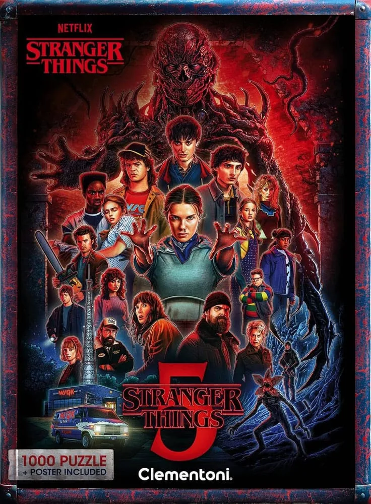 Stranger Things Jigsaw Puzzle – Season 5 1000 Pieces 70 x 50 cm