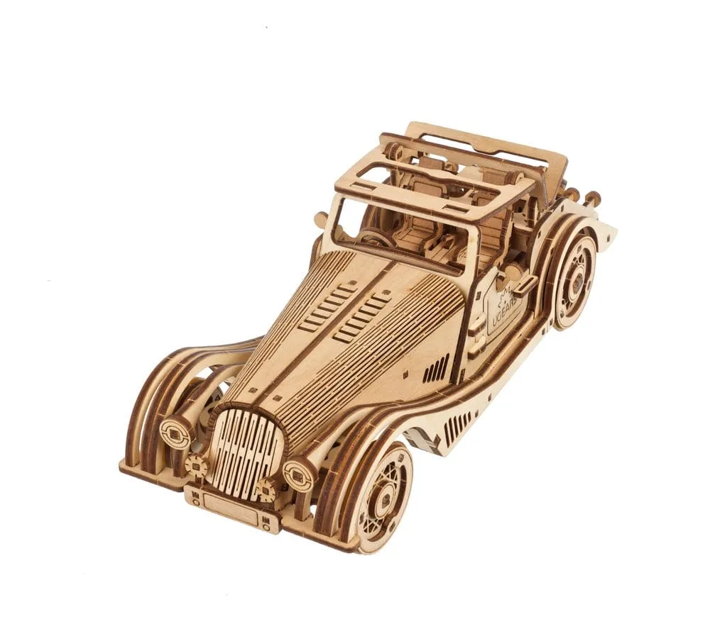 Ugears Holzbausatz – Sportwagen Rapid Mouse 1:24 5