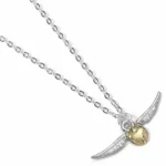 Harry Potter Necklace – Golden Snitch Silver-Plated 1