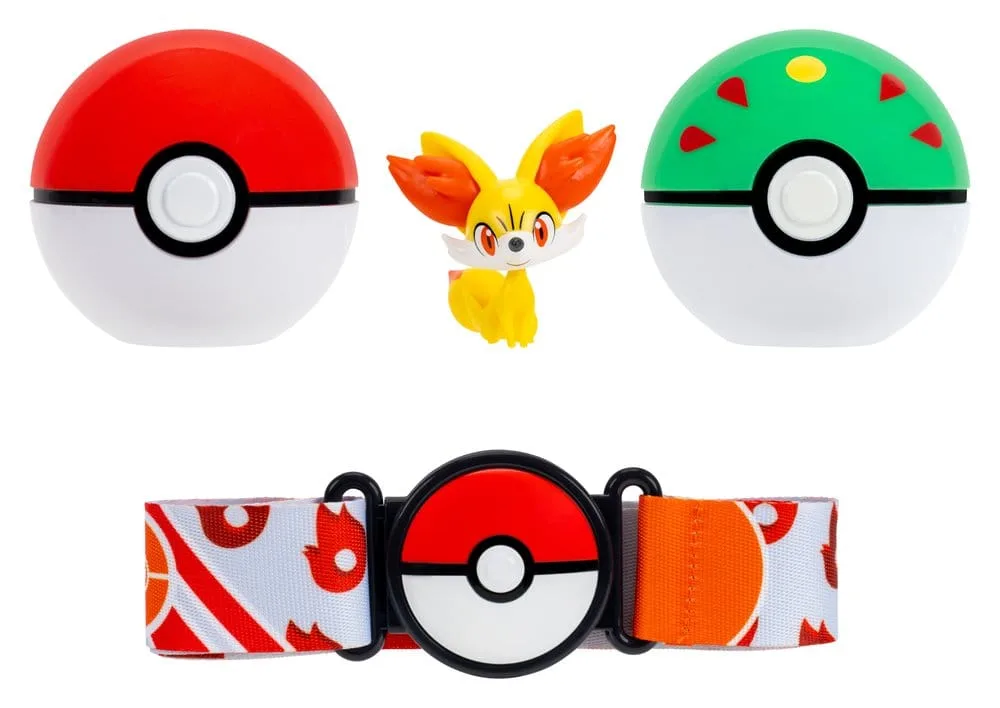 Pokémon Toy Belt Set – Fennekin Clip ‘n’ Go 1