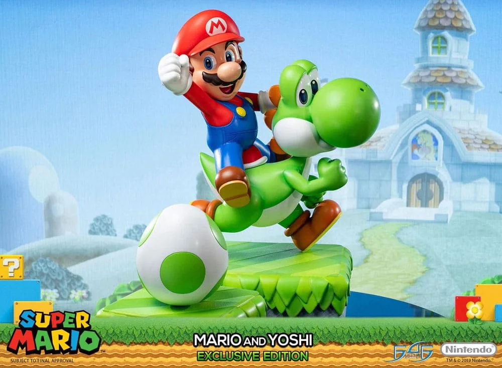 Super Mario Statue – Mario und Yoshi 48 cm 17