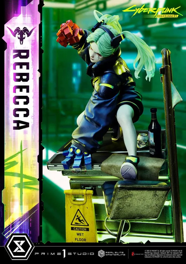 Cyberpunk Edgerunners Statue – Rebecca 1/4 Scale 54 cm 17