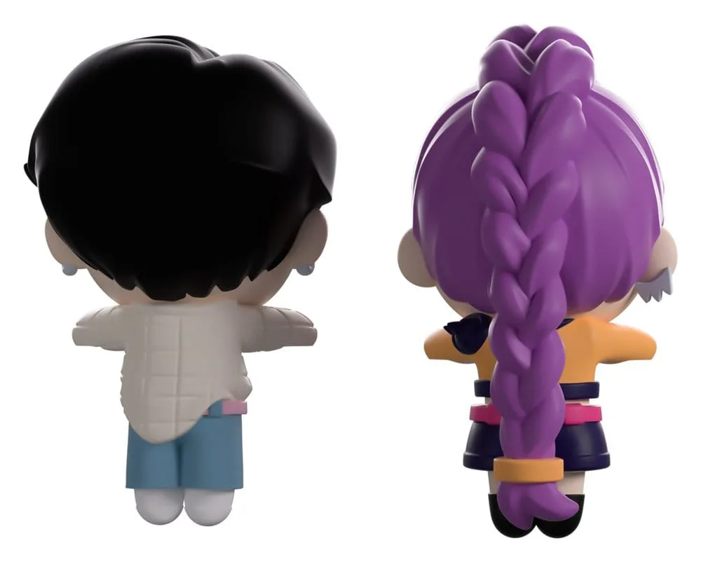 KPop Demon Hunters Vinyl Figures – Jinu and Rumi Monitor Buddiez 6 cm 2