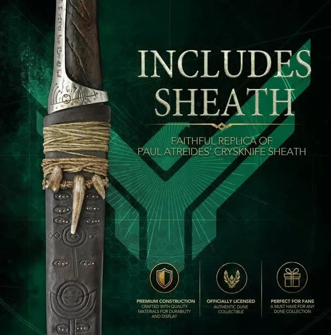Dune Part Two Replica – Paul Atreides Crysknife 49 cm 4
