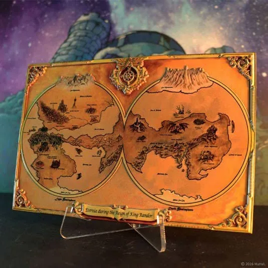 Masters of the Universe Metal Map – Eternia 9.8 x 15 cm 2