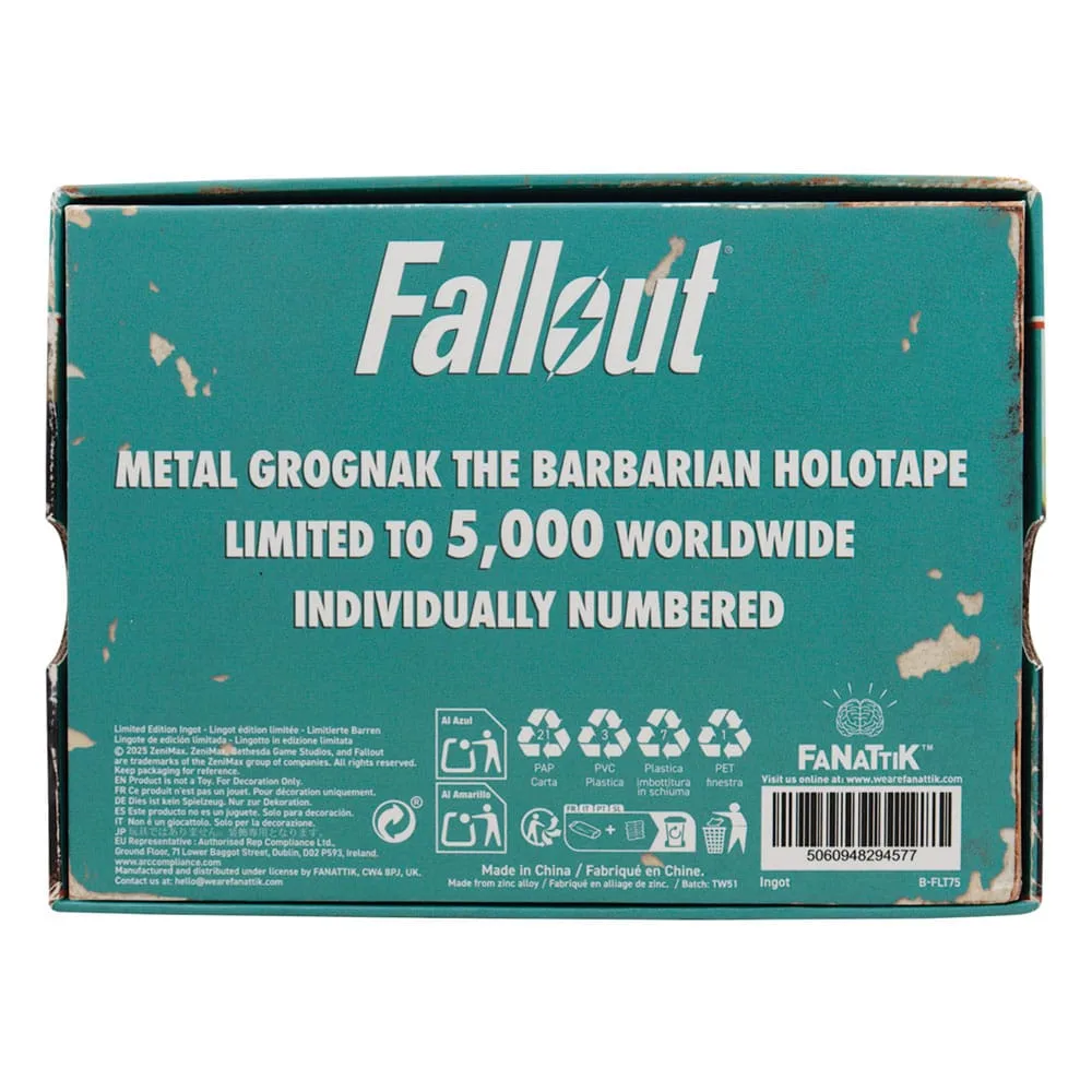 Fallout Holotape Replica – Grognak the Barbarian 8.5 x 7 cm 5