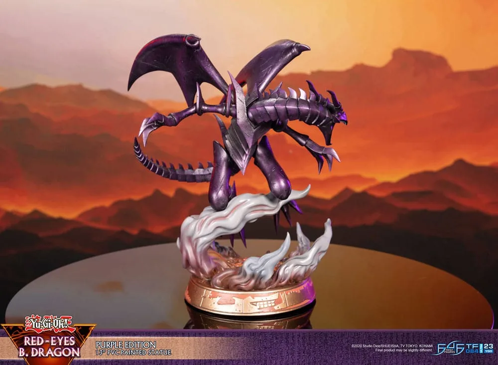 Yu-Gi-Oh Statue – Red-Eyes B. Dragon Purple 33 cm 17