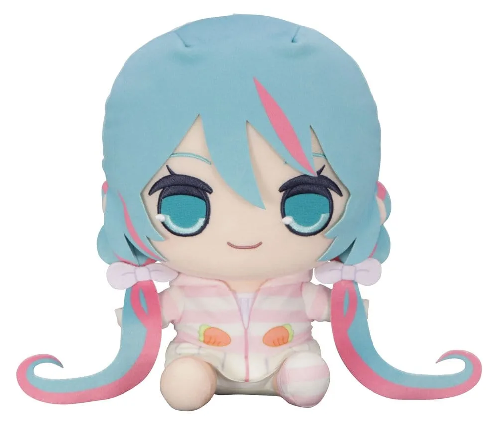 Hatsune Miku Plush – Kyurumaru Rabbit Ear Hood Pajama 28 cm
