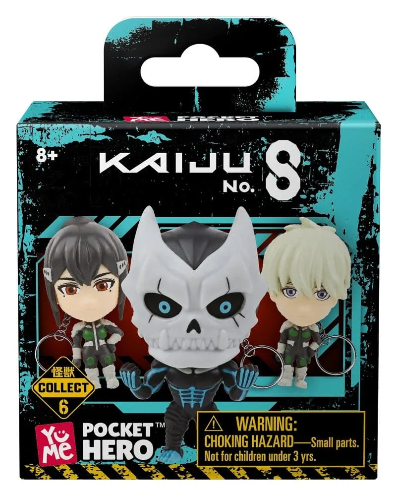 Kaiju No. 8 Keychain Display – Pocket Hero Series 1 12 Blind Boxes 7