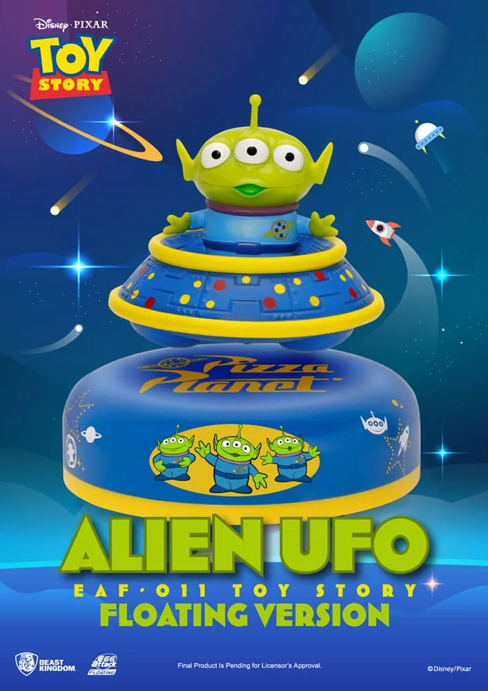Toy Story Floating Model – Egg Attack Alien UFO 6 cm
