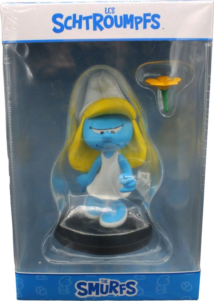 The Smurfs Statue – Smurfette with Flower 12 cm 2