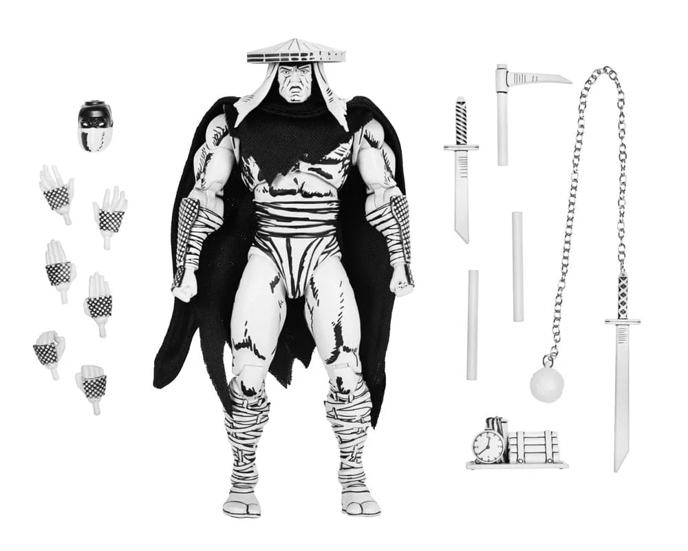 TMNT Action Figure – Black and White Foot Assassin 18 cm 11
