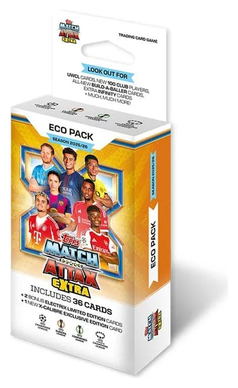UEFA Champions League Cards – Match Attax Extra Eco Pack 2025/26