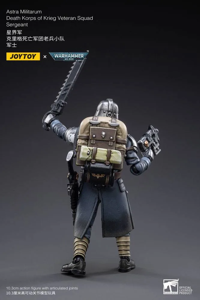 Warhammer 40k Action Figure – Krieg Veteran Squad Sergeant 10.3 cm 4