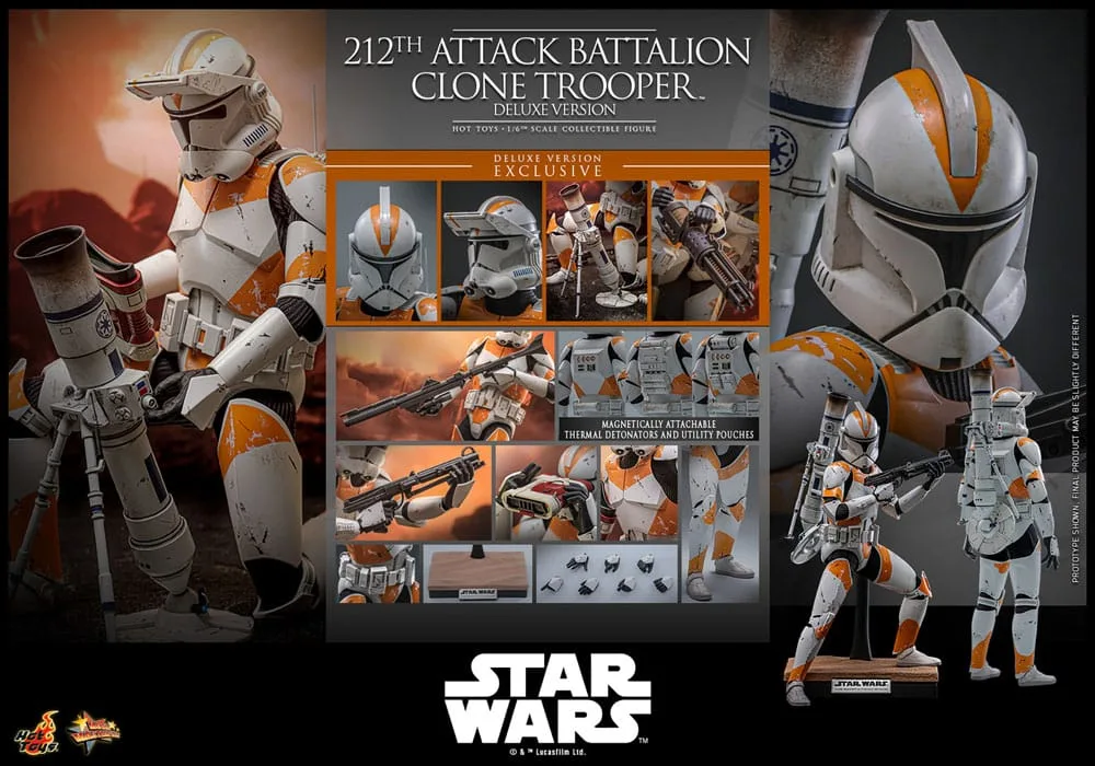 Star Wars Action Figure – 212th Clone Trooper Deluxe 30 cm 35
