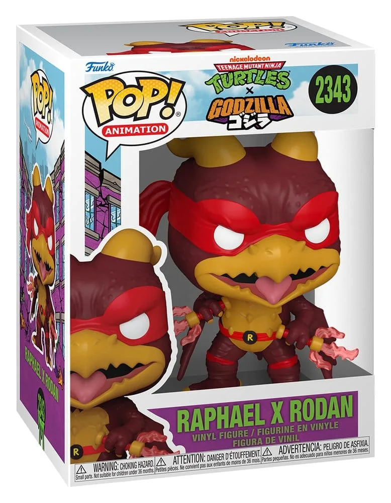 Godzilla x Turtles Pop Figure – Raphael x Rodan 9 cm 2